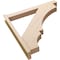 Ekena Millwork 6-in W x 44-in D x 44-in H Balboa Block Rough Cedar Woodgrain TimberThane Outlooker, Primed Tan OUTUR060X44X44BOA44RCPR - alternate 4